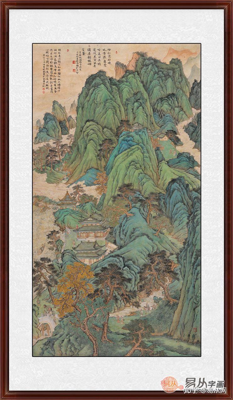 画家张林荣的山水画创作烟红露绿晓