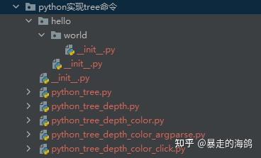 【Python】分分钟造个Tree命令玩一下 - 知乎