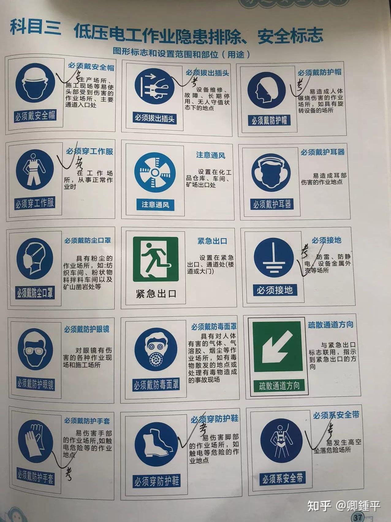 东莞低压电工考证科目三安全标识