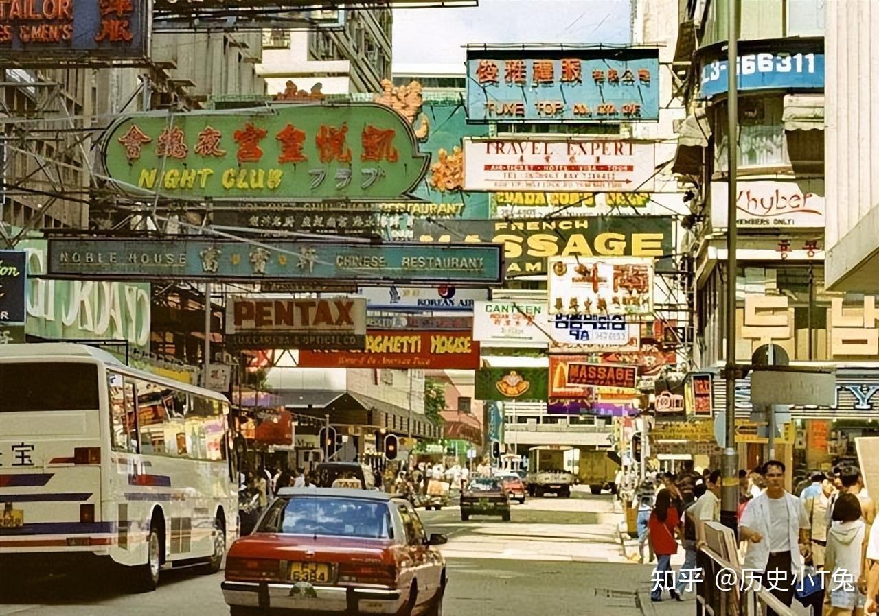 90年代的香港繁荣发达堪称真正的世界一线城市