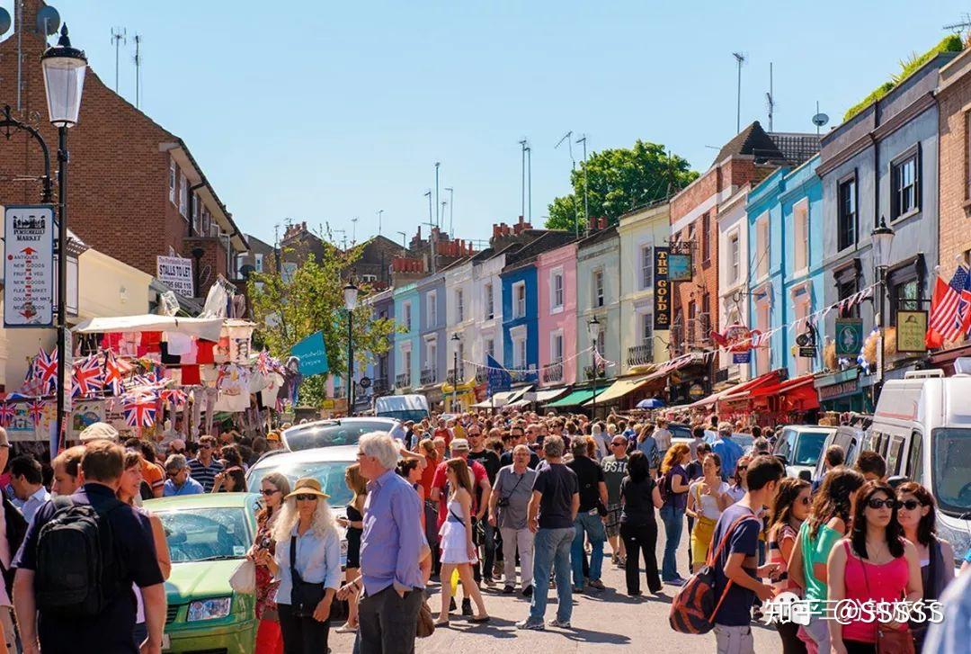 诺丁山:电影取景地的古董市场