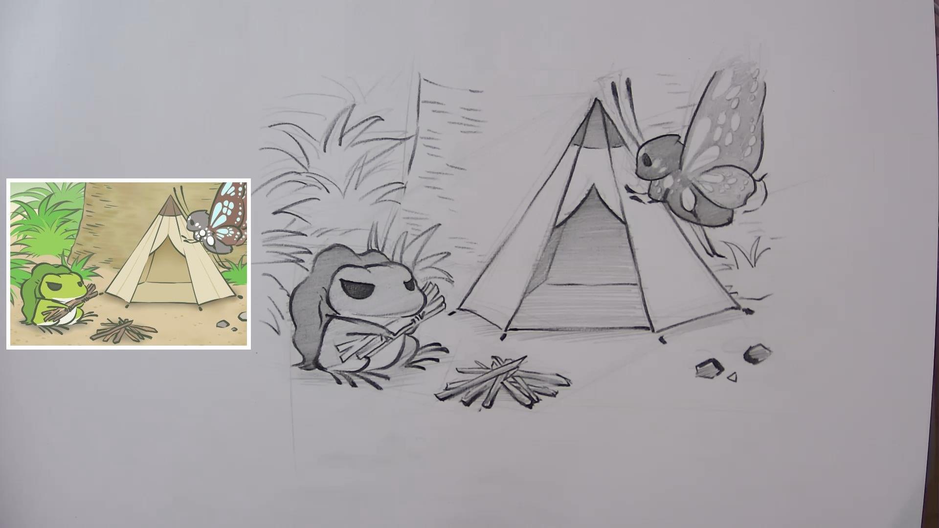 教你练速写-用旅行青蛙-视频详解 - 知乎