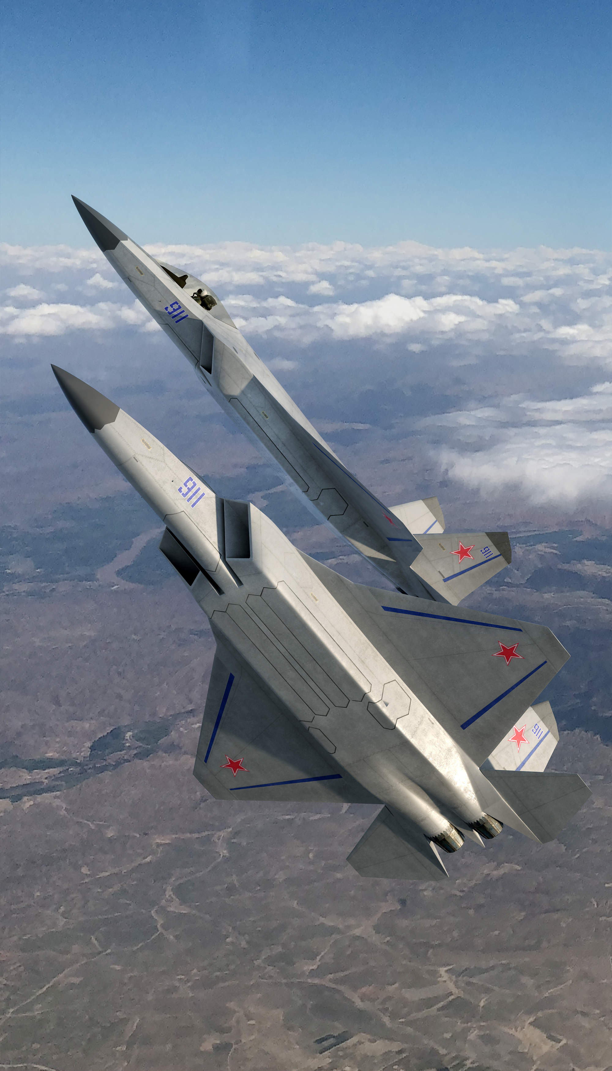 cg图俄罗斯米格37设计先进但却被下马