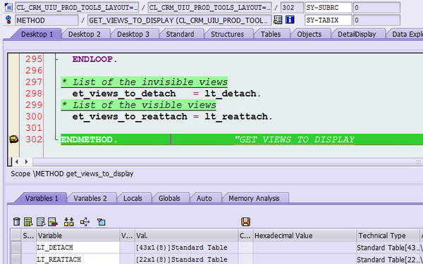 assignment block in sap crm