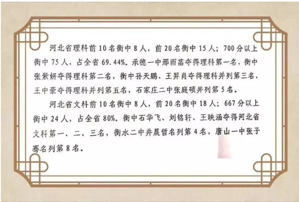 衡水中学年高考成绩曝光 一张照片揭露1071万孩子的竞争真相 知乎