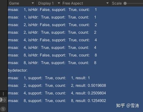 Msaa Unity Unity MSAA sampleCount 数量是否支持判断 - 知乎
