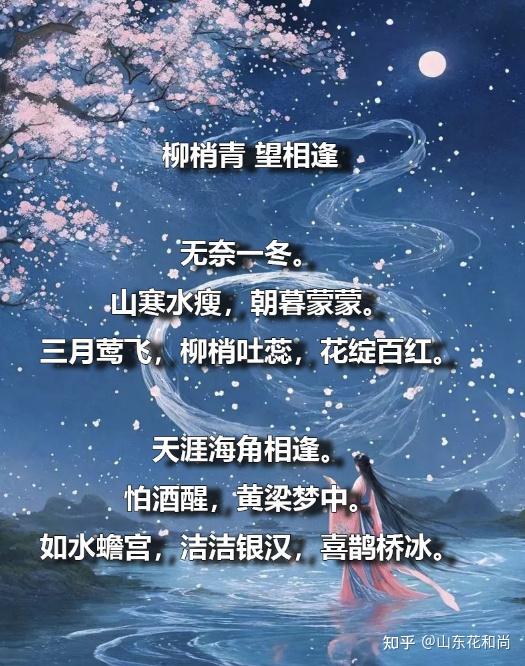 柳梢青 望相逢 - 知乎