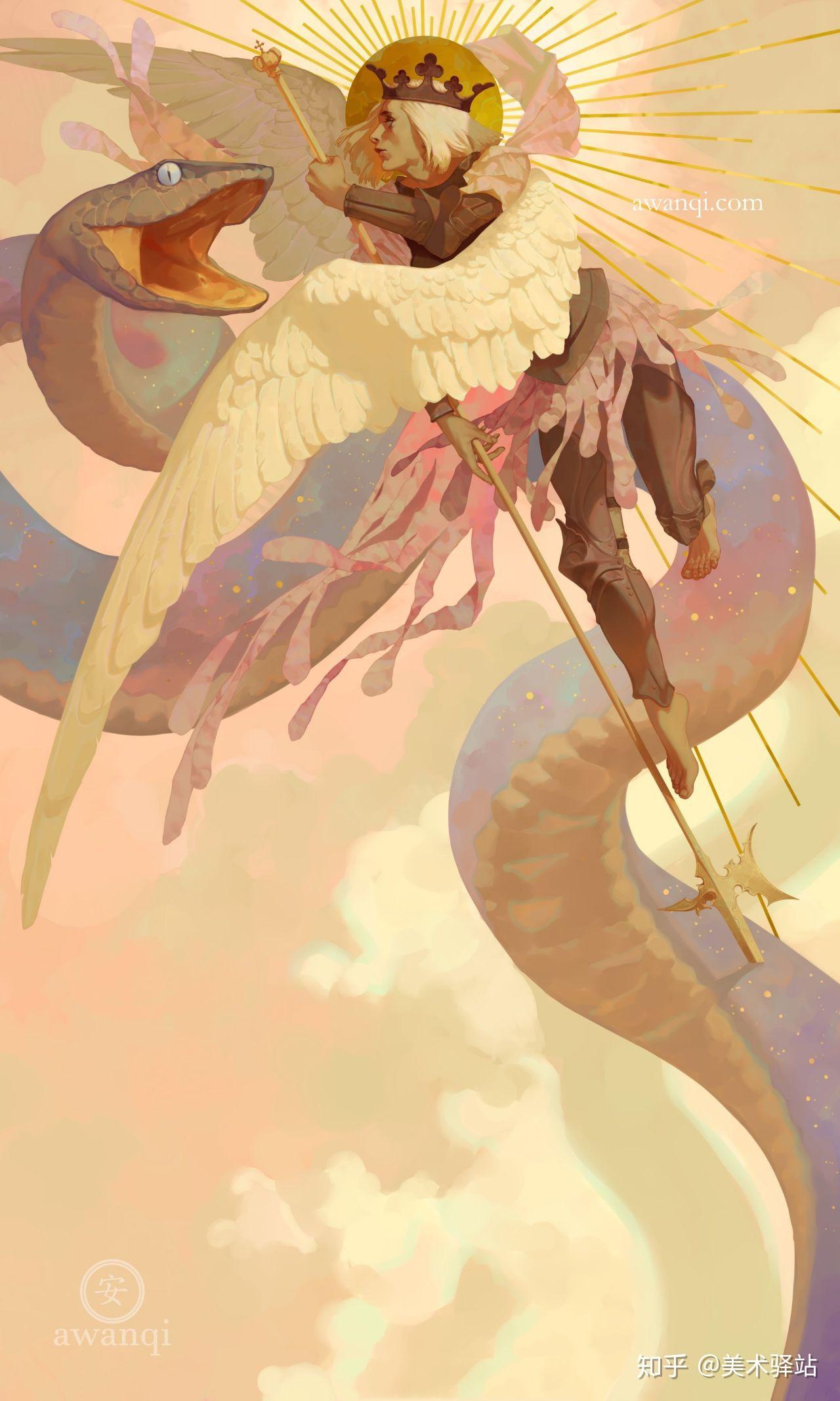 人物插画师awanqi的板绘角色设计