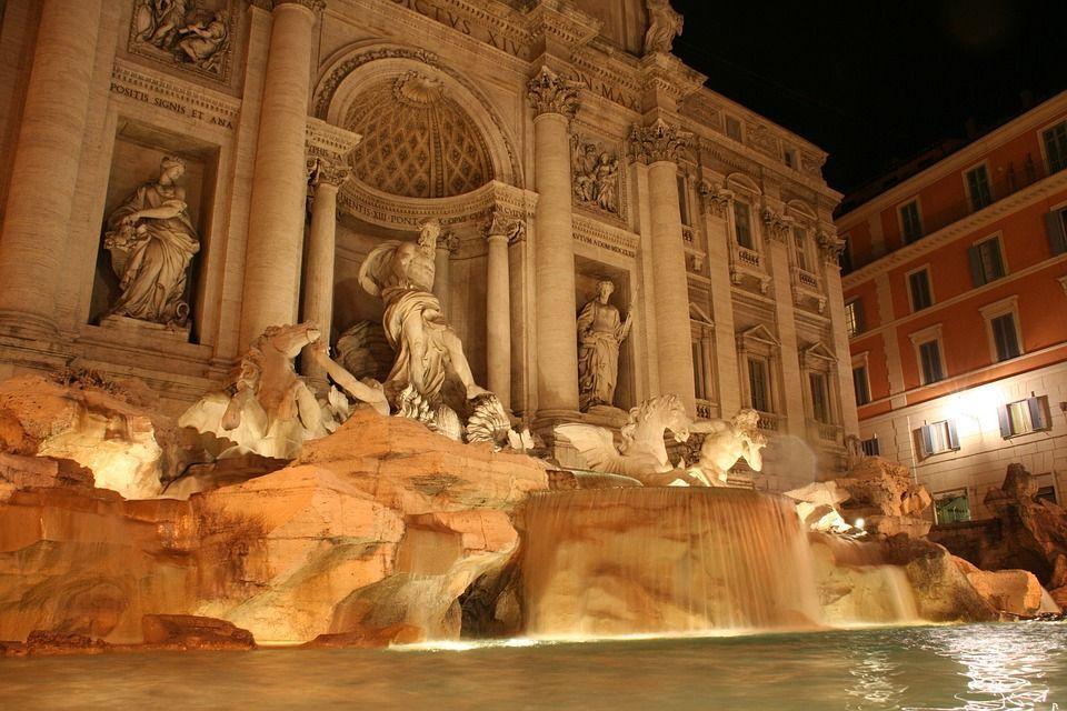 特雷维喷泉(trevi fountain)