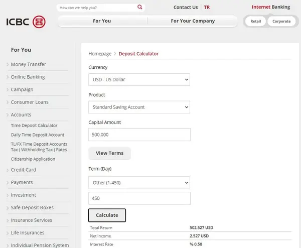 2021土耳其各大银行最新利率汇总