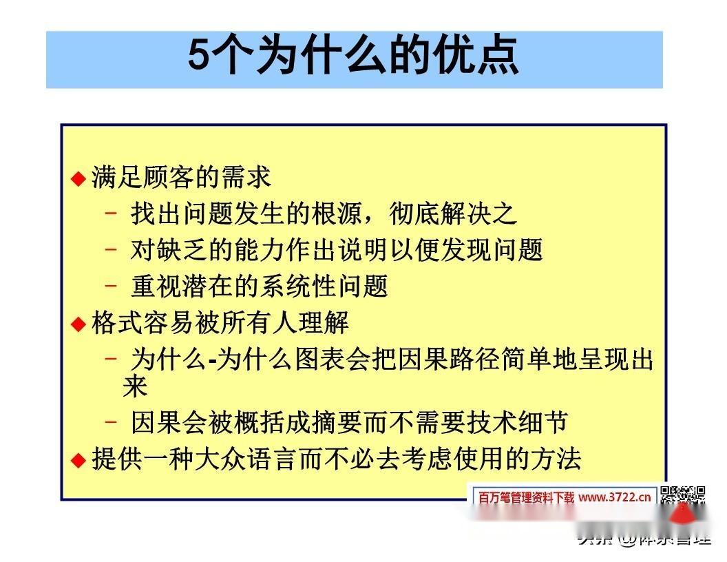 5个为什么-问题分析法(多案例ppt44) - 知乎