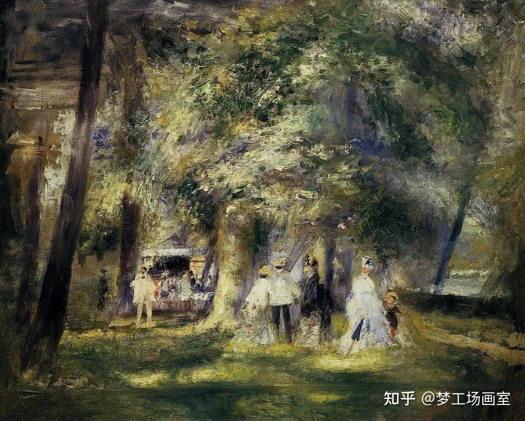 《進入布洛涅樹林》，1928年 - Jean Dufy