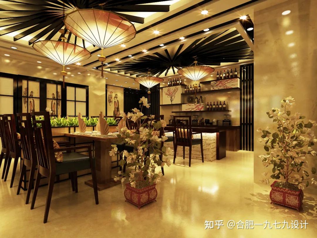 300平餐饮空间装修设计：雕琢雅致空间 - 知乎
