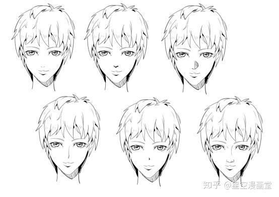 漫画中鼻子的处理方式