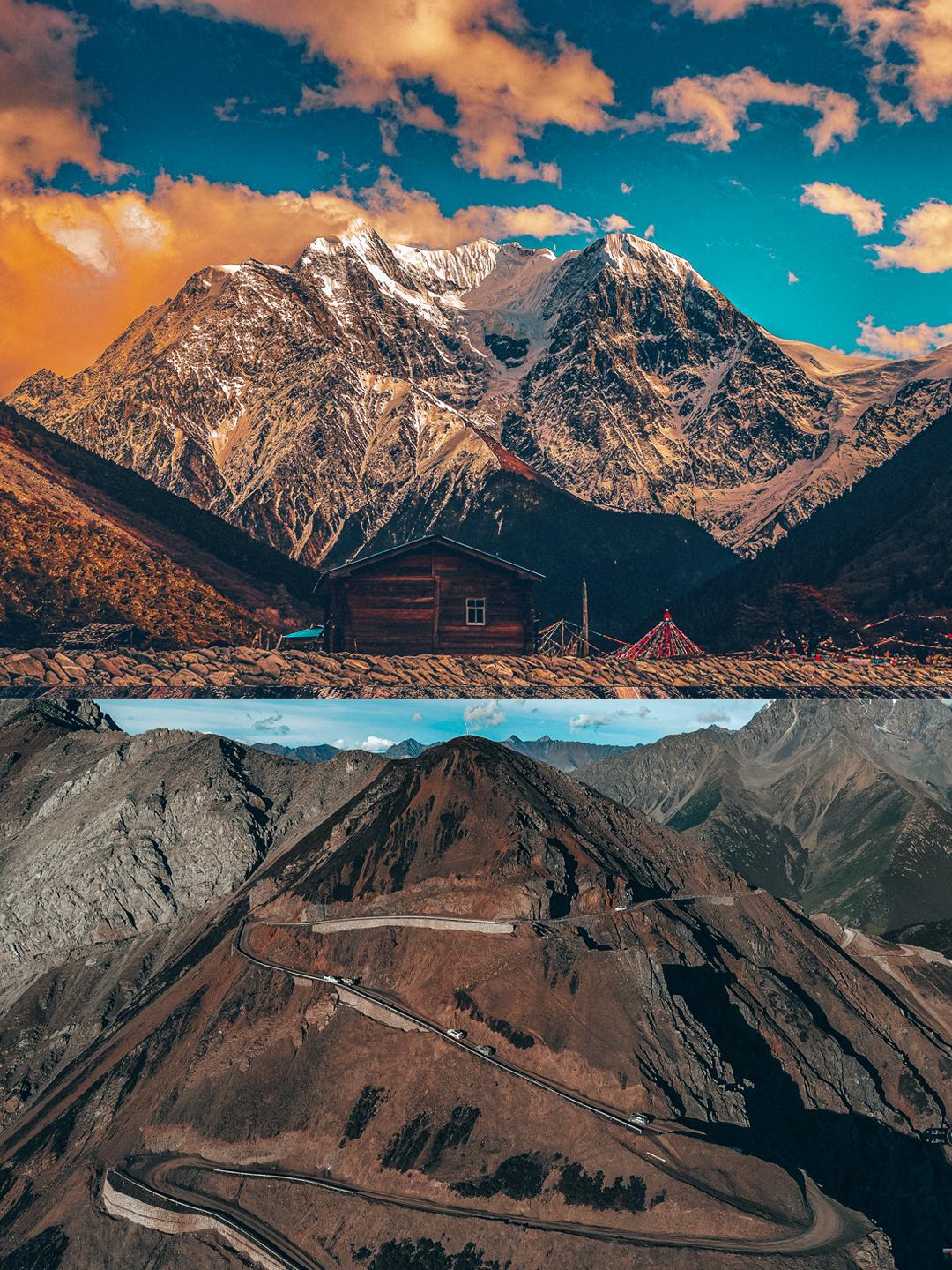 甲应村去西藏看梅里雪山迷人的背脊