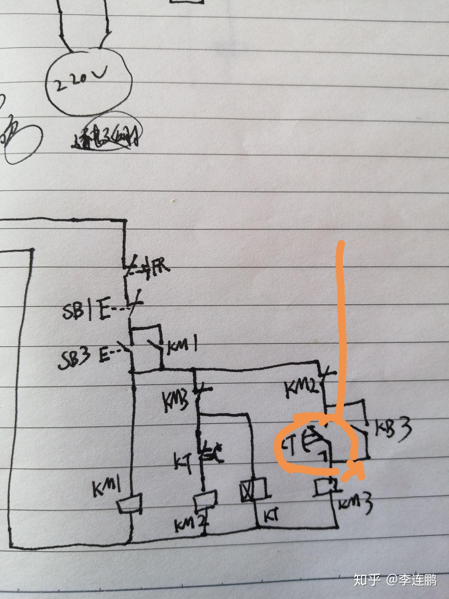 跪求各位電工大神星三角降壓啟動中時間繼電器的常開觸點怎麼接常開和