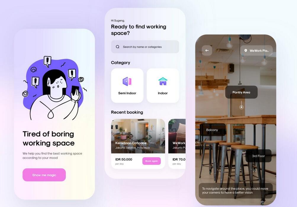 一组办公类app ui界面设计图 - 知乎