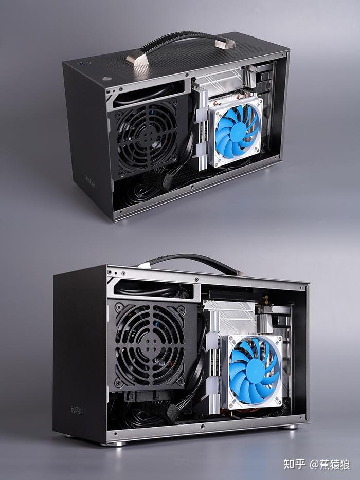 75l小体积便携式超频三蜂鸟i100cgproitx机箱装机分享