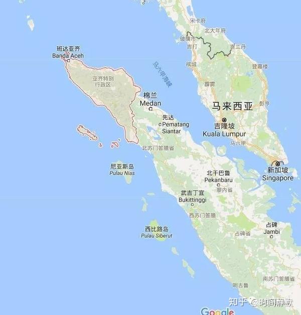 亚齐旁边就是马六甲海峡