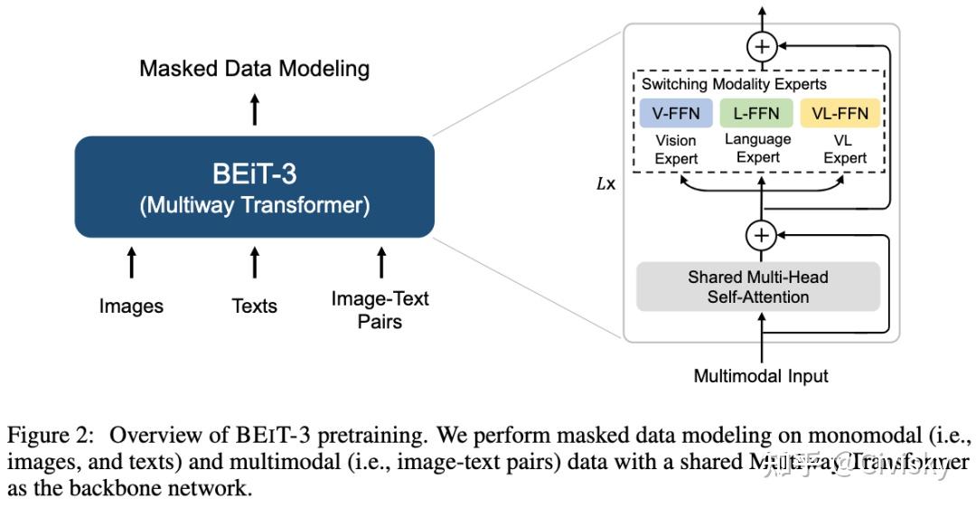 BEiT-3：将图像视为一种外语：用于视觉和视觉-语言任务的BEiT预训练(速读版) - 知乎