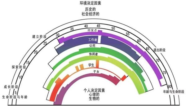 解析精 带你品读职业发展经典理论舒伯的 生涯彩虹图 知乎
