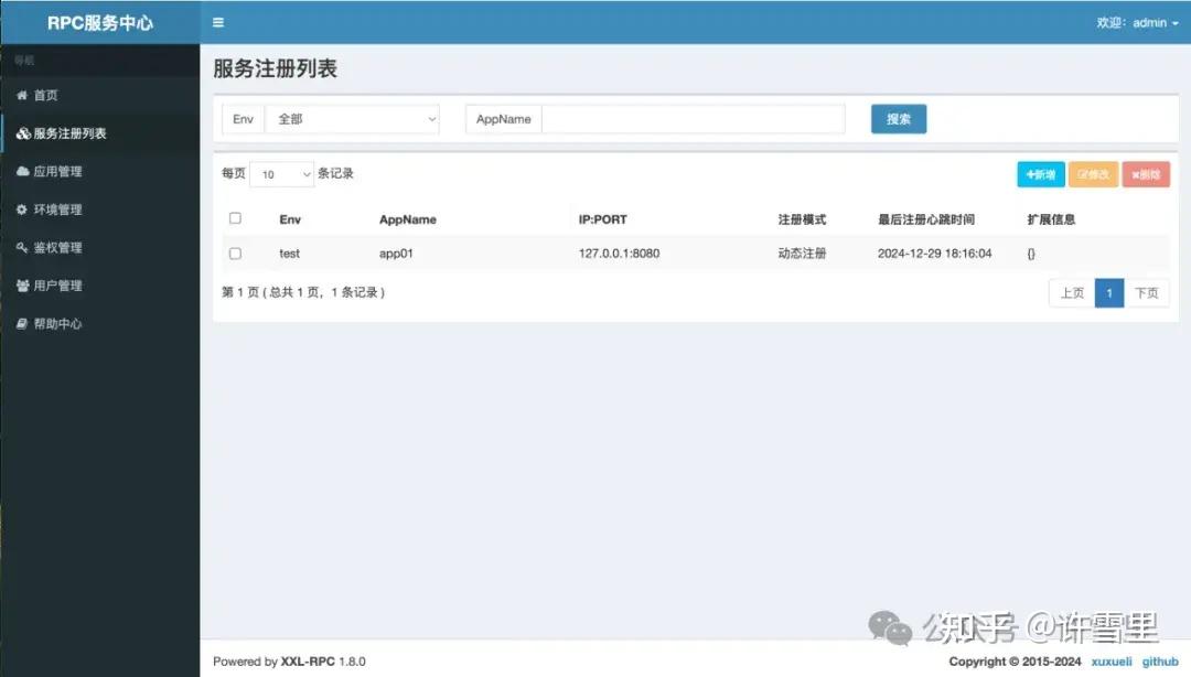 Rpc Admin XXL-RPC v1.8.1 | RPC服务框架 - 知乎