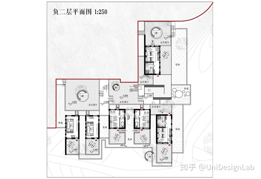 课设分享自然山野中的民宿设计