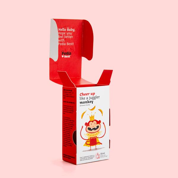 会讲故事的儿童药盒包装