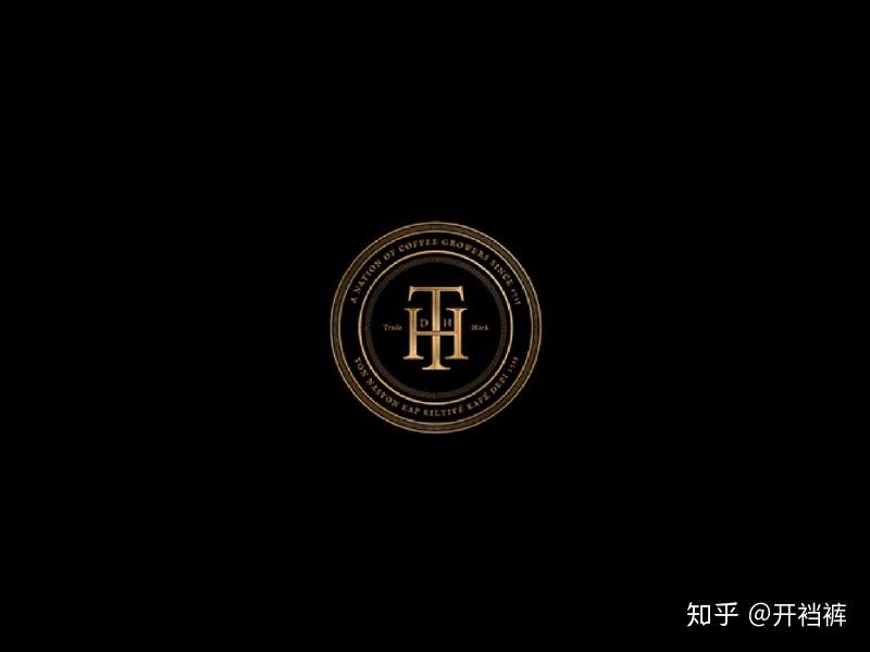 设计黑金风格高级感logo