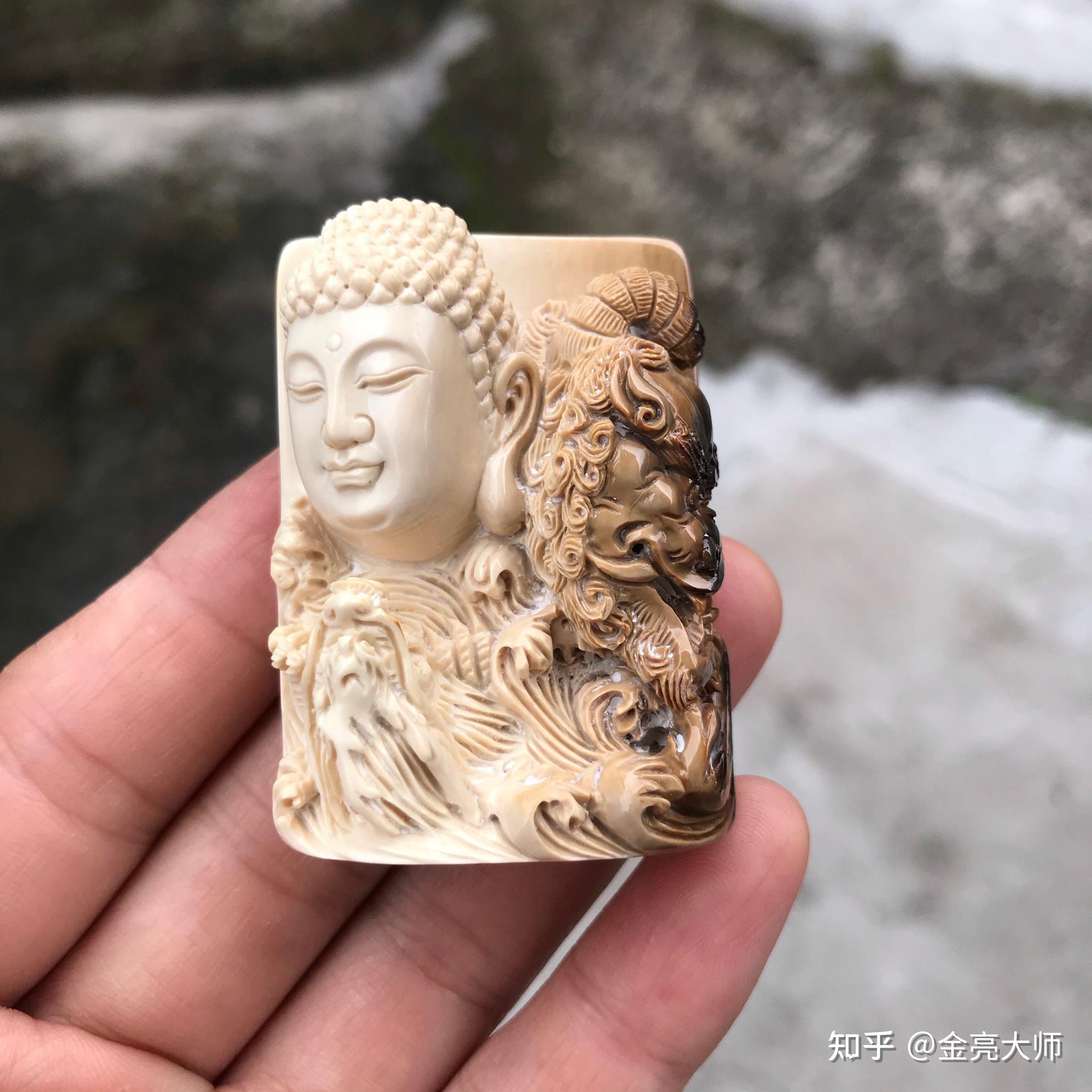 猛犸象牙双色材料一念之间欣赏