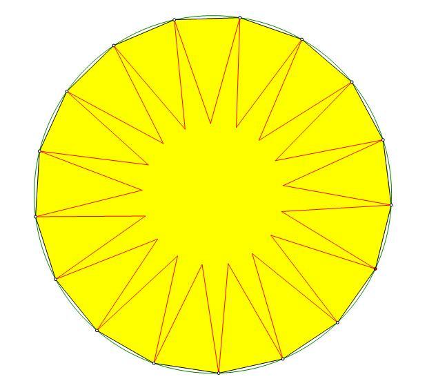 高斯在18岁时发明了正十七边形的尺规作图方法,解决了2000多年以来没
