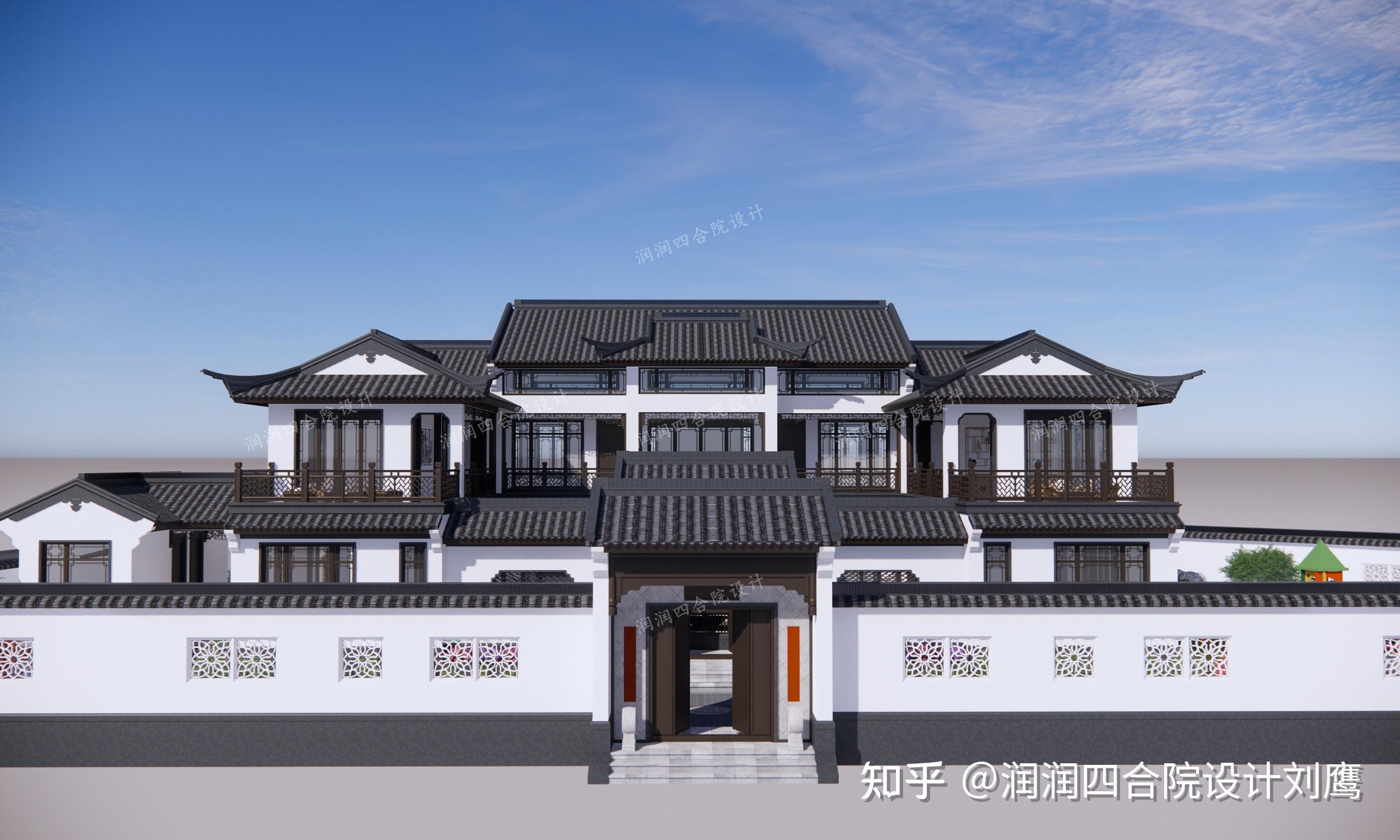 润润四合院设计刘鹰：四川两层苏式四合院祖宅25×18.5，游花园，享田园生活 - 知乎