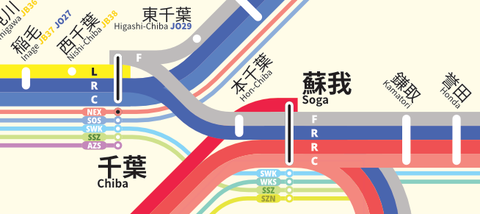 【V1.1更新】【日语版】JR东日本东京·千叶地区路线图 - 知乎
