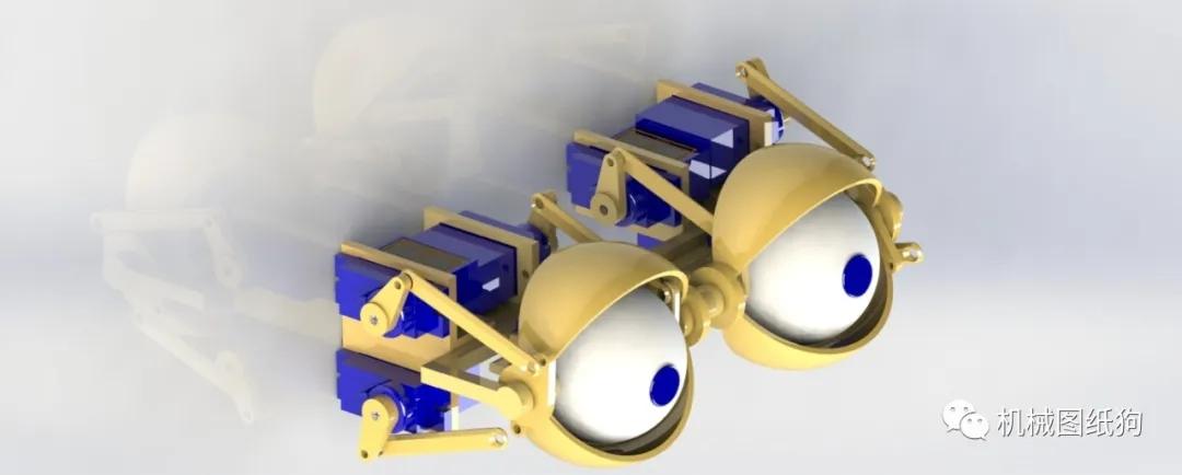 eyes仿生眼睛机构3d图纸 solidworksy设计1 人赞同了该文章机械图纸狗