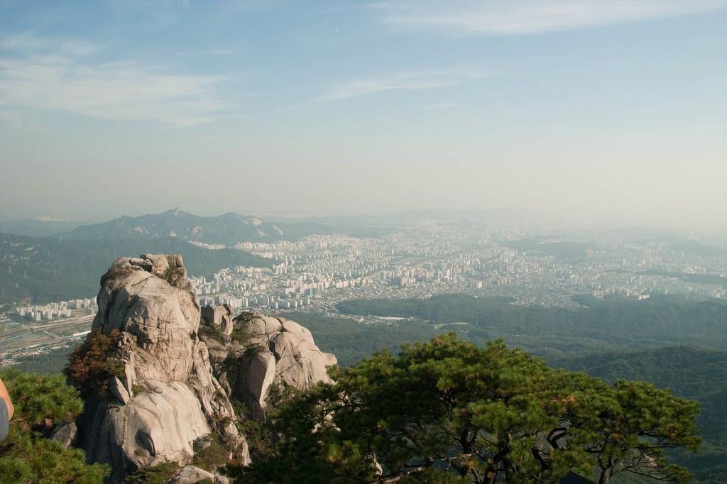 韩国北汉山图片