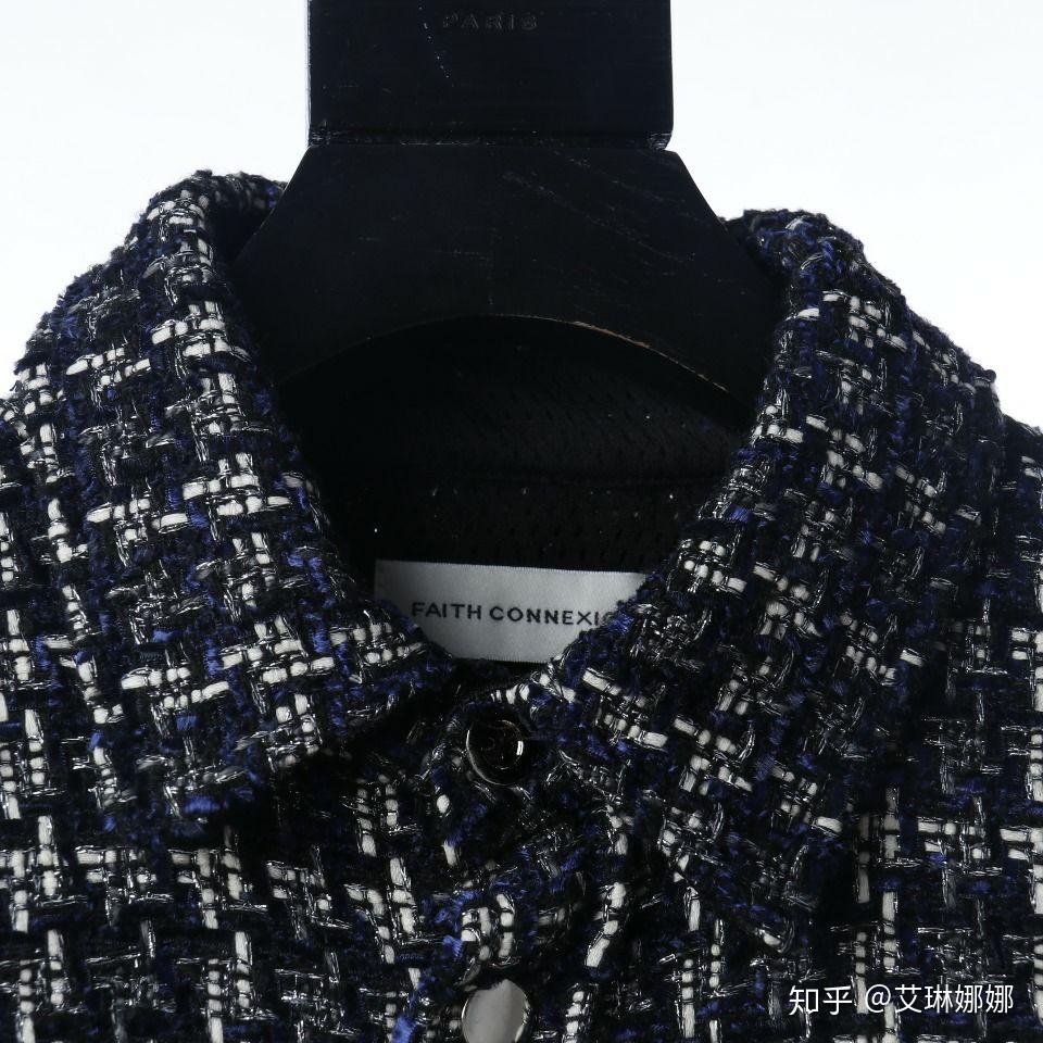 faith connexion 黑金编织飘带长袖衬衫外套