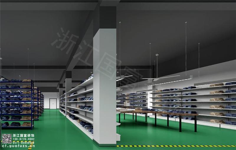 杭州服装厂装修公司设计案例展示:服装工厂装修对策一.