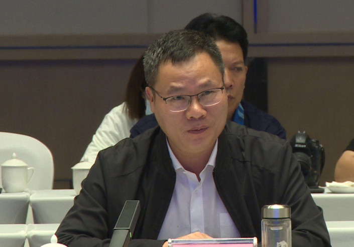 阿坝州政府副秘书长,浙江省援川工作组阿坝片区区长沈林杰讲话永康