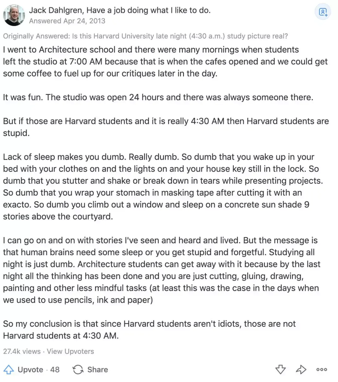 在哈佛，我们凌晨4点不去图书馆- 知乎