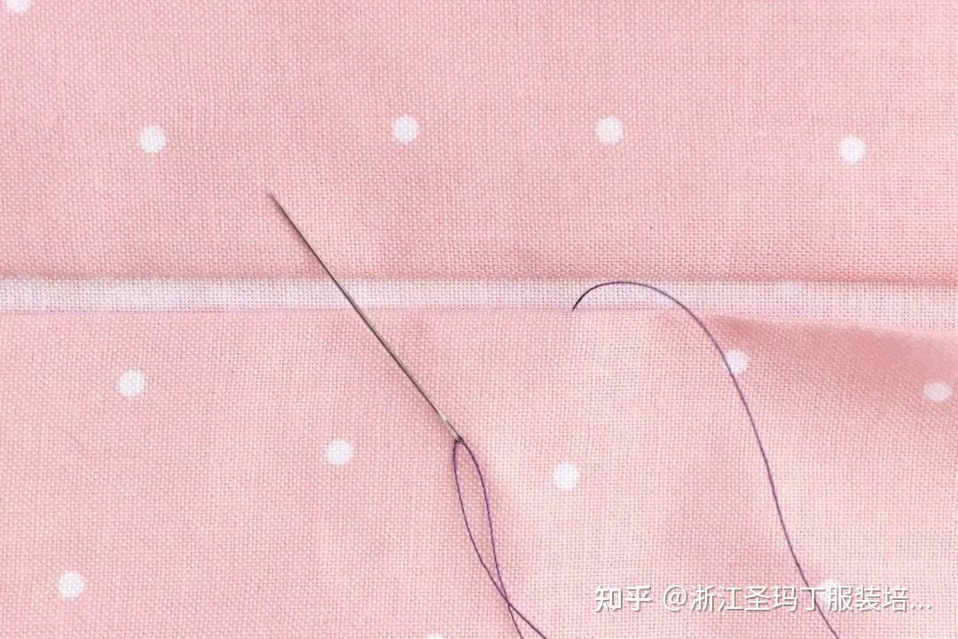 缝衣服的针法, 立针针法 – GJRUSY
