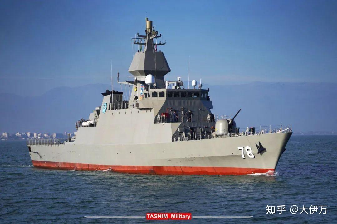 又撿到說明書了?伊朗海軍公開亮相首艘國產盾艦,裝備四面相控陣雷達!