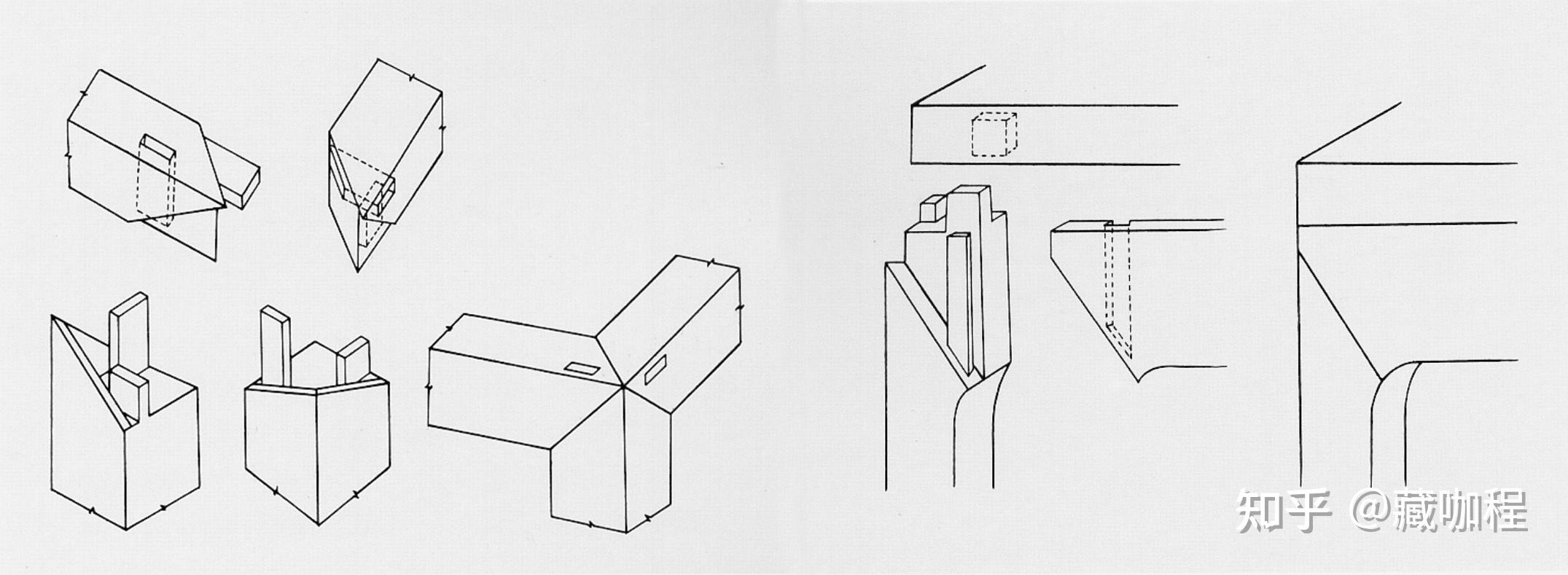 粽角榫卯结构图解图片
