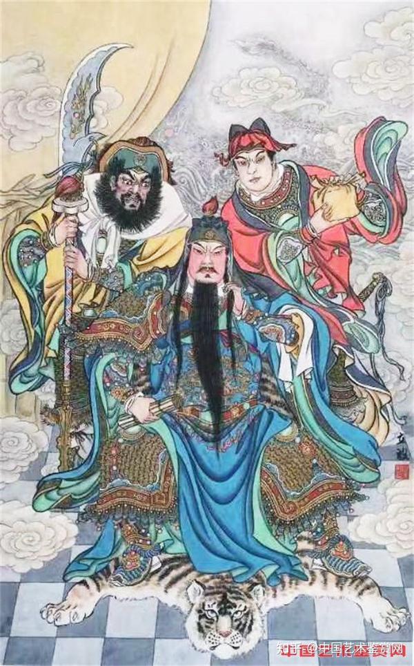 「中华文化 世界关公」刘立波关公绘画中的“忠义仁勇” - 知乎