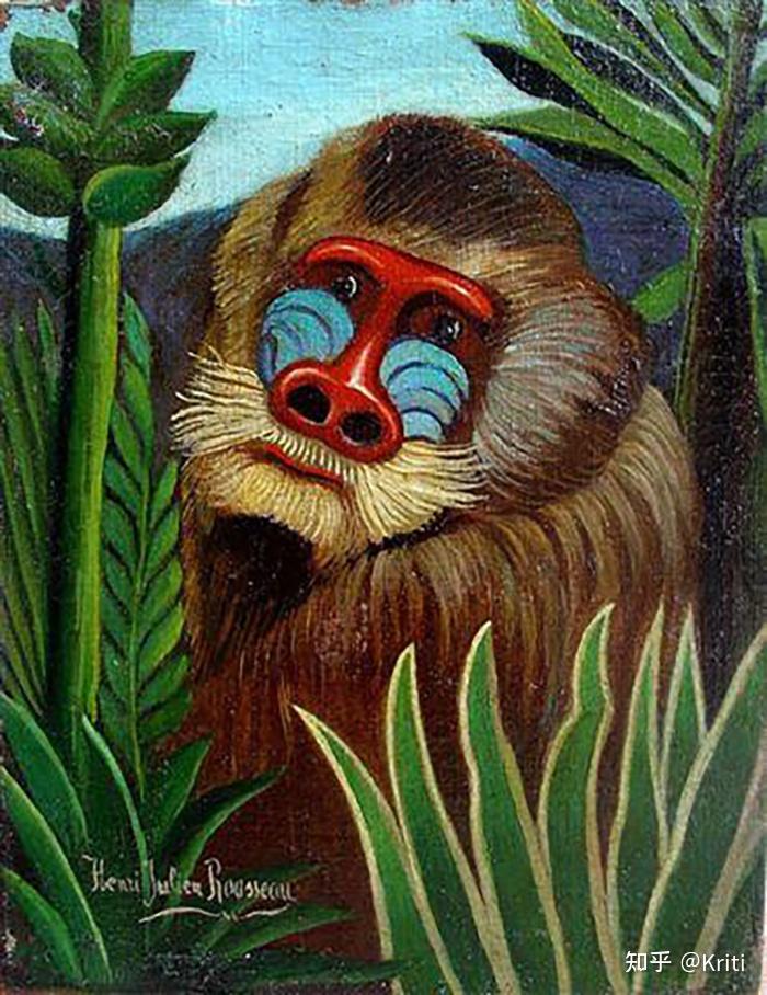 腕法国稚拙艺术大师亨利卢梭henrirousseau18441910