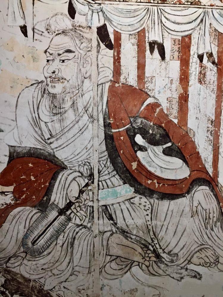 神游千年大美敦煌盛唐103窟线描至圣吴道子健朗风格的