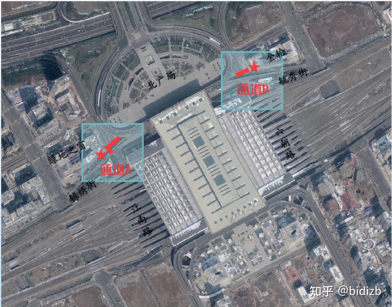 全长约215米！南京南站北广场地下行人过街通道建设批前公示 - 知乎