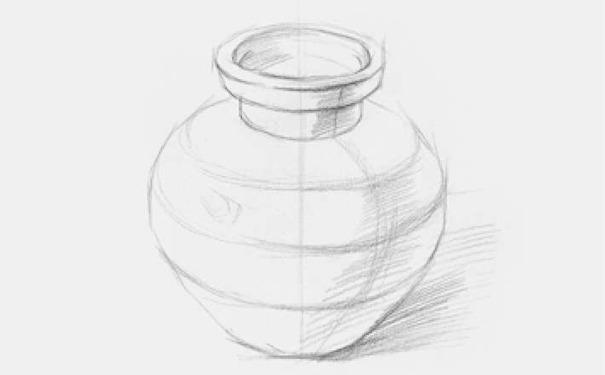素描入门 陶罐的画法步骤讲解