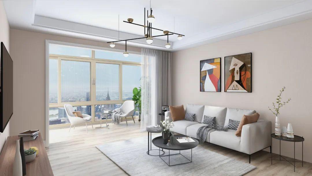 新标门窗 | 美莱系列案例 | 氟碳金门窗,打造有质感的暖系轻奢!