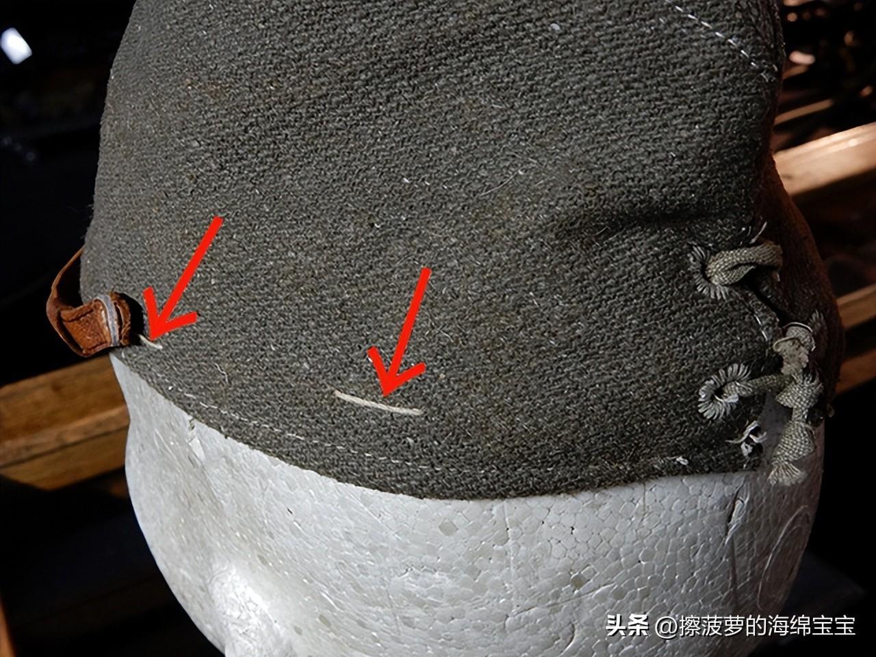 这几块在军帽后面的布正式名字叫帽垂布