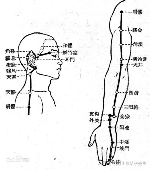 八段锦两手托天理三焦图片